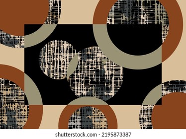 Abstract geometric pattern. Vector Illustration.