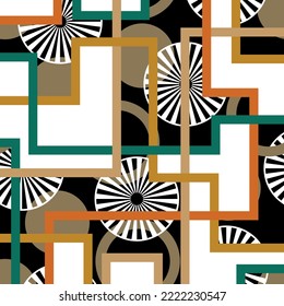 Abstract geometric pattern. Vector Illustration.