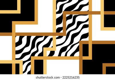 Abstract geometric pattern. Vector Illustration.
