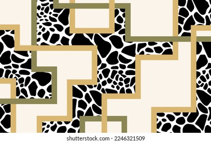 Abstract geometric pattern. Vector Illustration.