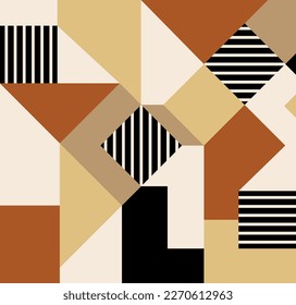 Abstract geometric pattern. Vector Illustration.