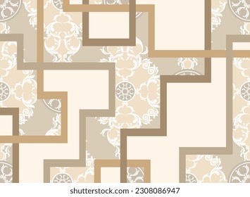 Abstract geometric pattern. Vector Illustration.