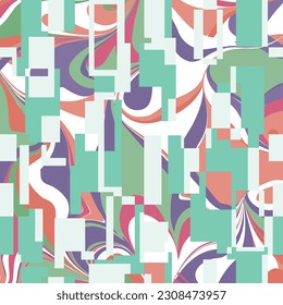 Abstract geometric pattern. Vector Illustration.