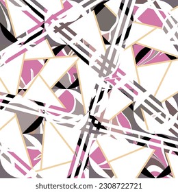 Abstract geometric pattern. Vector Illustration