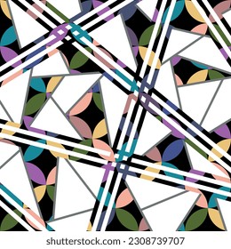 Abstract geometric pattern. Vector Illustration