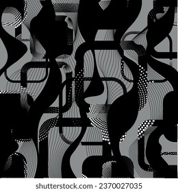 Abstract  geometric pattern. Vector Illustration