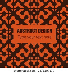 Abstract geometric pattern. Vector illustration can be used for wallpaper, pattern fills, web page background,surface textures.	
