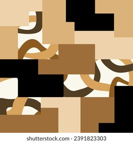 Abstract geometric pattern. Vector Illustration.