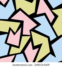 Abstract geometric pattern. Vector Illustration.