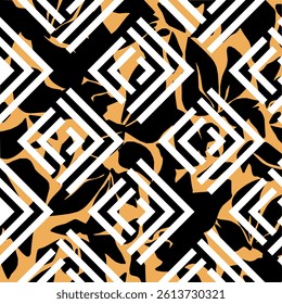 Abstract geometric pattern. Vector Illustration.