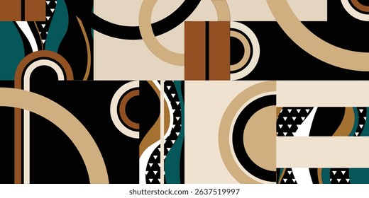 Abstract geometric pattern. Vector Illustration.