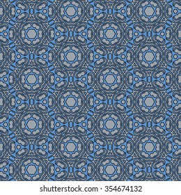 Abstract Geometric Pattern. Vector Illustration. Ornamental background, which can be replicated