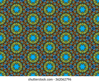Abstract Geometric Pattern. Vector Illustration. Ornamental background, which can be replicated