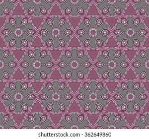 Abstract Geometric Pattern. Vector Illustration. Ornamental background, which can be replicated