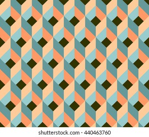 Abstract geometric pattern vector, mosaic pattern, modern tiling pattern, colorful pattern, boxes pattern