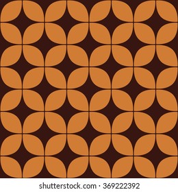 Abstract geometric pattern. Vector vintage retro circle background.