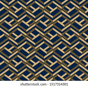 Abstract geometric pattern vector vol.23, Monochrome fabric pattern background.