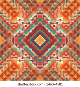 Abstract geometric pattern, vector wallpaper