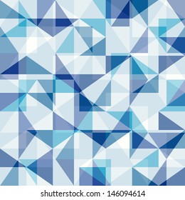 Abstract geometric pattern, vector wallpaper