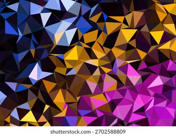 Abstract geometric pattern with vibrant colors creating a modern and dynamic design for creative projects