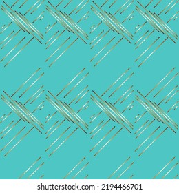 Abstraktes geometrisches Muster. Vintage nahtloses Muster mit Zickzack-Goldlinien. Geeignet für Textilien, Grußkarten, Einladungskarten, Wickelpapier.