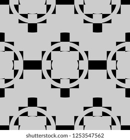 Abstract geometric pattern. Vintage vector tribal geometrical background for wall wrapping, textile print.