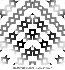 Abstract geometric pattern. Vintage vector tribal geometrical background for wall wrapping, textile print.