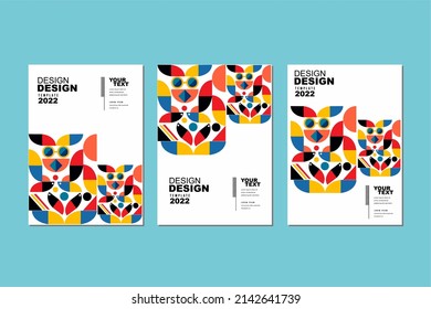 Abstract geometric pattern for wallpaper, background, wall decor, cover, print, card, branding. Vector illustration.
