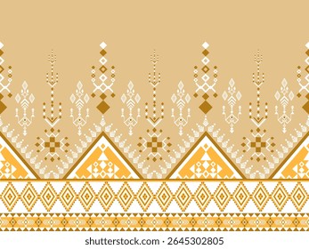 Abstract geometric pattern in warm colors.