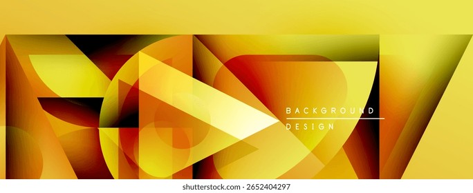 Padrão geométrico abstrato. As cores quentes dominam, criando textura visual dinâmica. Elementos de design modernos apresentam uma estética elegante.