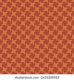 Abstract geometric pattern in warm terracotta tones.  Repeating design ideal for textile prints, website backgrounds, or packaging.