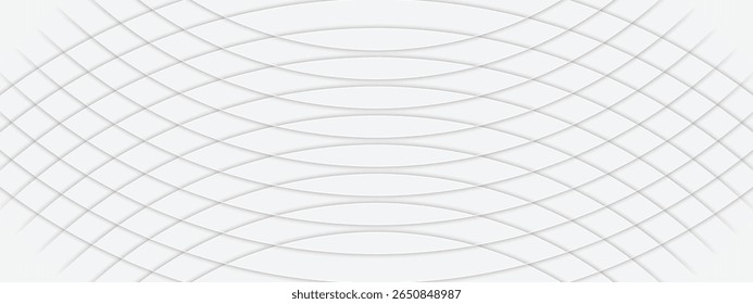 Abstract Geometric Pattern with Wave-like Lines