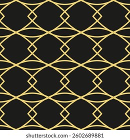 Abstract geometric pattern with wavy lines, stripes. A seamless vector background.