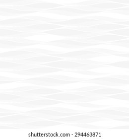 Abstract geometric pattern with wavy lines, stripes. A seamless vector background. Gray and white ornament.