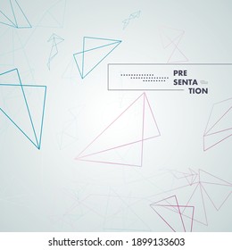 Abstract geometric pattern. Web banner element. Symbol, logo illustration. Futuristic wallpaper. Abstract background texture