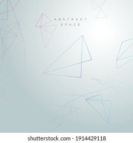 Abstract geometric pattern. Web banner element. Symbol, logo illustration. Futuristic wallpaper. Abstract background texture