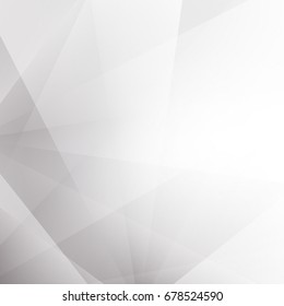 Abstract geometric pattern White and gray color technology modern futuristic background, vector illustration