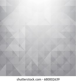 Abstract geometric pattern White and gray color technology modern futuristic background, vector illustration