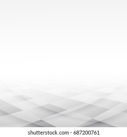 Abstract geometric  pattern White and gray color technology modern futuristic background, vector illustration