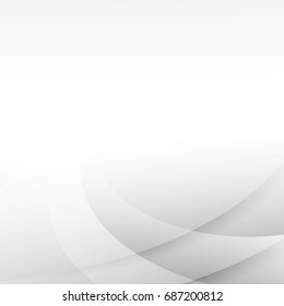 Abstract geometric  pattern White and gray color technology modern futuristic background, vector illustration