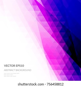 Abstract geometric pattern. White space for text.