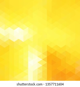 abstract geometric pattern.  yellow,  orange triangles background.  