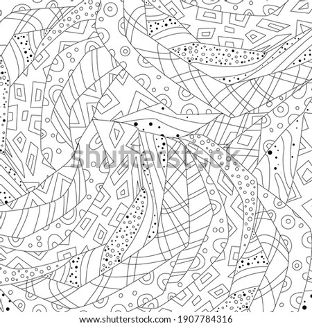 abstract geometric pattern for your coloring book