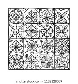 Abstract geometric pattern for your design