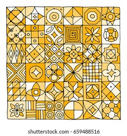 Abstract geometric pattern for your design