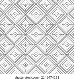 Abstraktes geometrisches Muster.Schwarz-Weiß handgezeichnet Linien Design.ethnische Vektorschmuck Linien, kann für Gewebe, Tapeten, Kleidung, Druck verwendet werden.