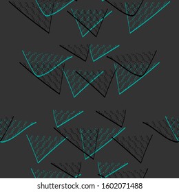 Abstract geometric pattern.Bright, beautiful design with shades of black, blue, for your business.Vector illustration.
