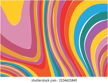 Abstract geometric pattern.marble Texture stone with wavy, curves lines. Optical art background. Zigzag effect,Wave design with a psychedelic stripes.Vector illustration.