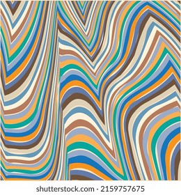 Abstract geometric pattern.marble Texture with wavy,curves lines.Optical art background.Zigzag effect,Wave design with psychedelic stripes.Vector illustration design.