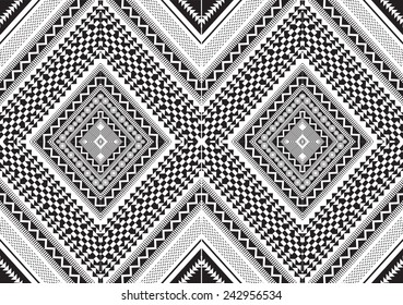 Abstract geometric patterns black and white design for background or wallpaper. 